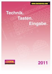 Technik. Tasten. Eingabe. 2011 - GeBE