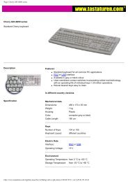 Page: Cherry G83-6000 series - GeBE