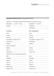 Anmeldeformular Mietinteressent (* Nichtzutreffendes streichen ...