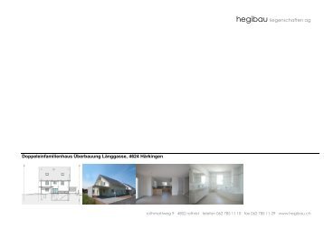 Doppeleinfamilienhaus Überbauung Länggasse, 4624 Härkingen