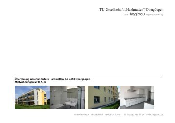 TU-Gesellschaft Hardmatten Obergösgen