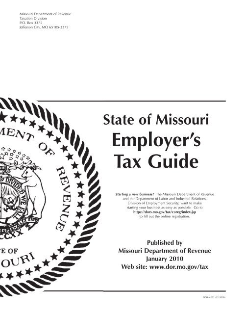 Missouri Withholding Chart