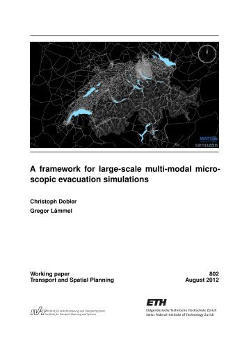 A framework for large-scale multi-modal microscopic evacuation ...