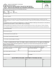 Form 5130 - Missouri Department of Revenue