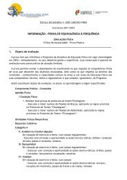 informação - prova de equivalência à frequência - Moodle da ESJCP