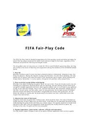 FIFA Fair-Play Code - SuperSport