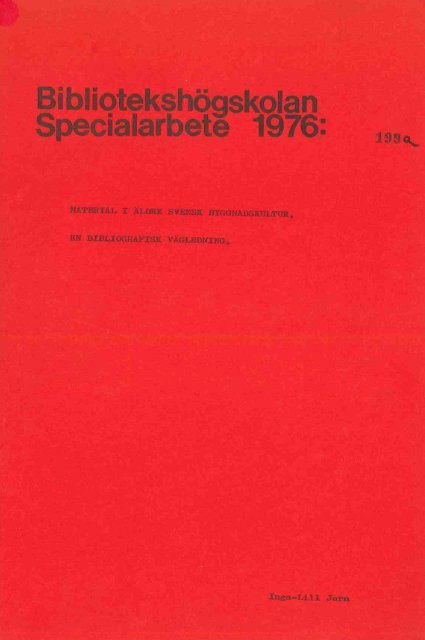 1976 nr 199.pdf - BADA - Högskolan i Borås