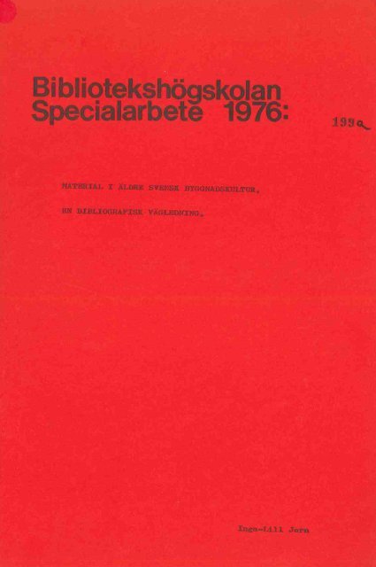 1976 nr 199.pdf - BADA - Högskolan i Borås