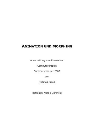 ANIMATION UND MORPHING