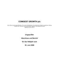 Comgest Growth PLC Interim 2008 German
