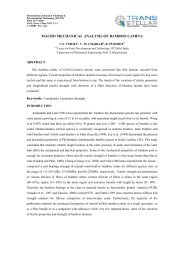 macro mechanical analysis of bamboo lamina - Indian Institute of ...