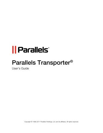 [PDF] Parallels Transporter