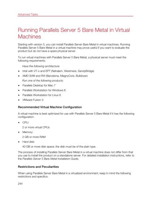 [PDF] Parallels Server 5 Bare Metal