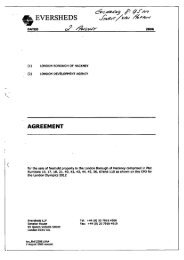 Hackney - LDA Olympic Land Sale Agreement - Games Monitor