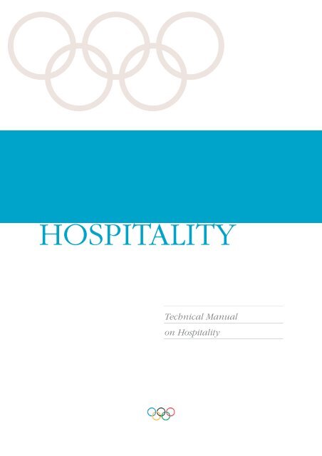 IOC Technical Manual on Hospitality - Games Monitor