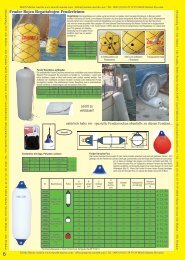 Fender Bojen Regattabojen Fenderleinen - Mörth Marine Austria