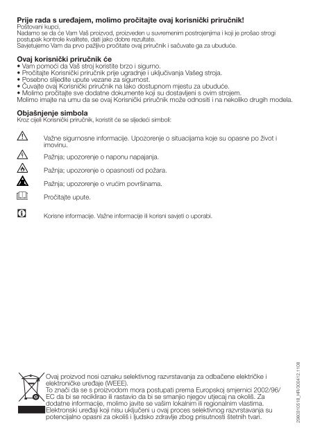 TKF 7431 A TKF 7431 S - Blomberg