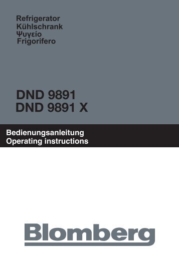 DND 9891 X DND 9891 - Blomberg