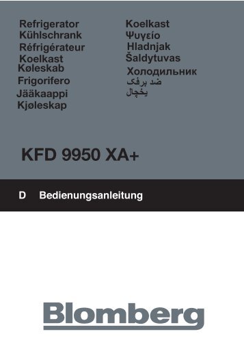 KFD 9950 XA+ - Blomberg