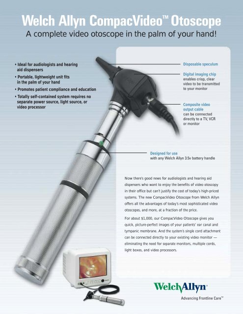 Compac Video Otoscope - Medical Equipment Pros