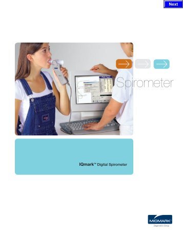 Brochure: IQmark Digital Spirometer - Medical Equipment Pros