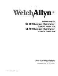 CL100 / CL300 Service Manual - Welch Allyn