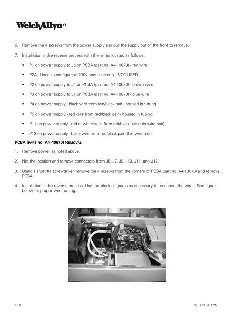 CL100 / CL300 Service Manual - Welch Allyn