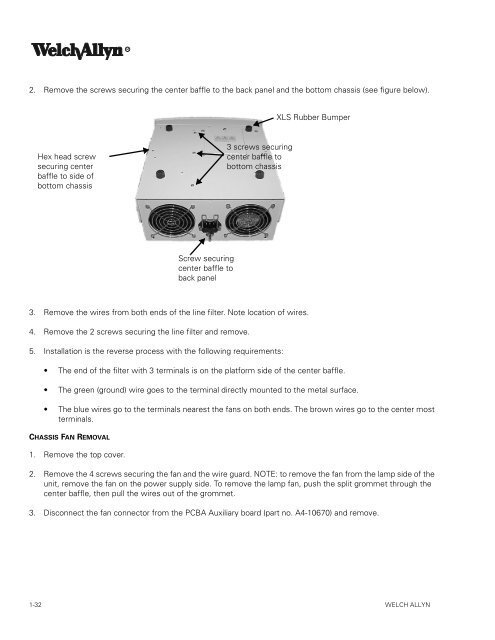 CL100 / CL300 Service Manual - Welch Allyn