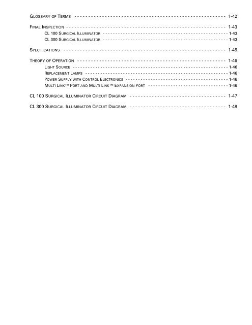 CL100 / CL300 Service Manual - Welch Allyn