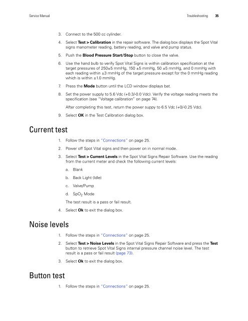 Spot Vital Signs Service Manual - Frank's Hospital Workshop