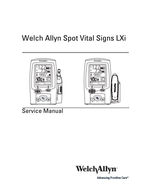 Spot Vital Signs LXi Service Manual - Frank's Hospital Workshop