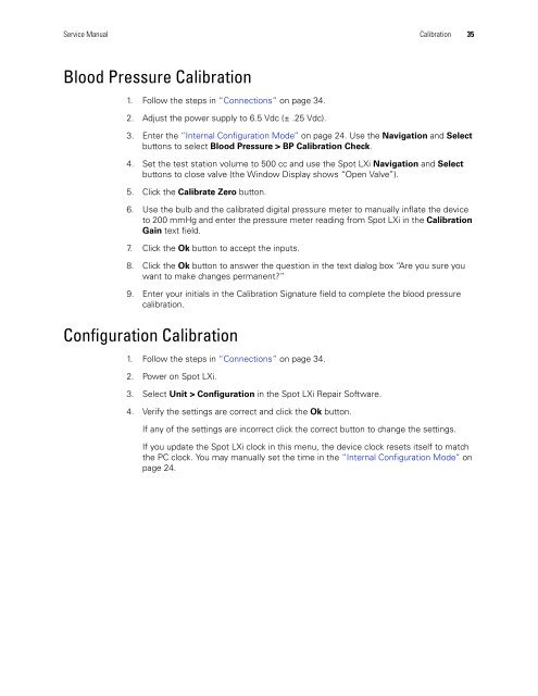 Spot Vital Signs LXi Service Manual - Frank's Hospital Workshop