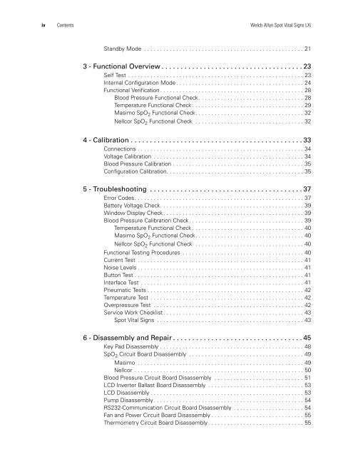 Spot Vital Signs LXi Service Manual - Frank's Hospital Workshop