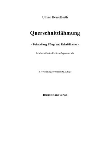 Querschnittlähmung - Pflegen-online.de