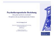 Psychotherapeutische Beziehung