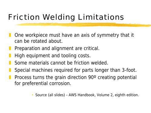 Friction Welding (FRW)