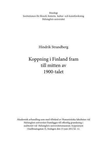 Koppning i Finland fram till mitten av 1900-talet - Helda