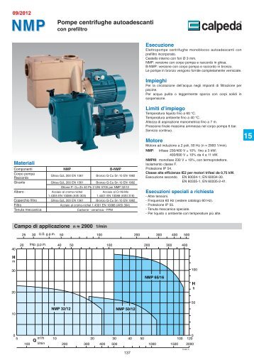 Catalogo 50Hz - Calpeda