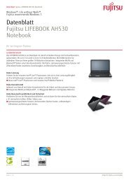 Datenblatt Fujitsu LIFEBOOK AH530 Notebook - Mercateo