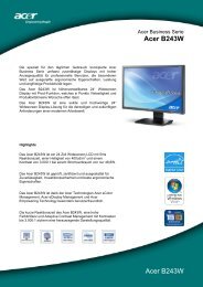 Acer B243W Acer B243W - GSD