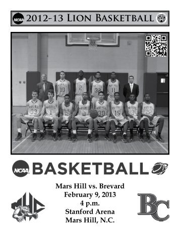 2012-13 Lion Basketball - Athletics