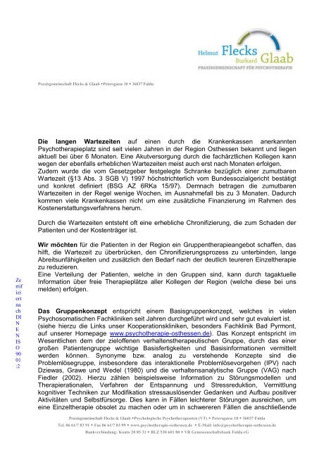 Bericht zum Erstantrag - Gesundheitsnetz Osthessen