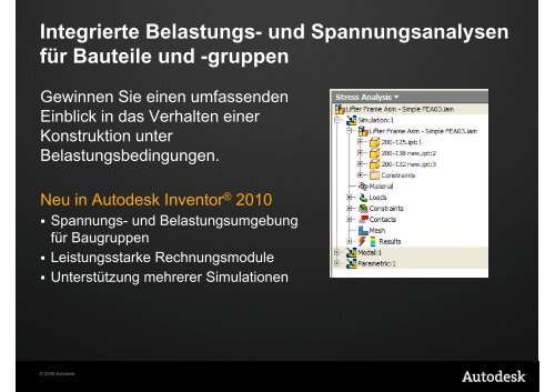 Neue Funktionen in Neue Funktionen in Autodesk Inventor 2010