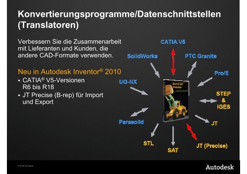 Neue Funktionen in Neue Funktionen in Autodesk Inventor 2010