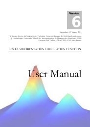 EBSDmcf User Manual v6.0 - Free