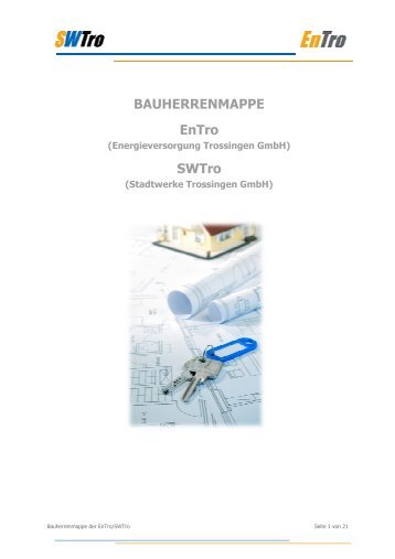 BAUHERREN BAUHERRENMAPPE EnTro SWTro - SWTro GmbH