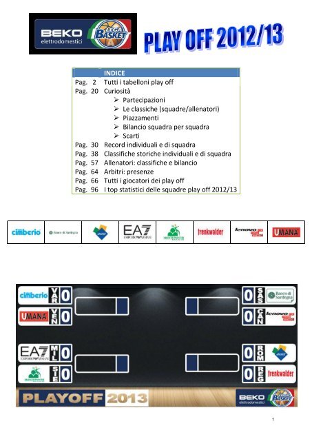 I RECORD DEI PLAY OFF