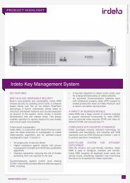 Irdeto Key Management System