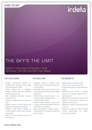 The sky's the limit: Irdeto creates efficienty and revenue ...