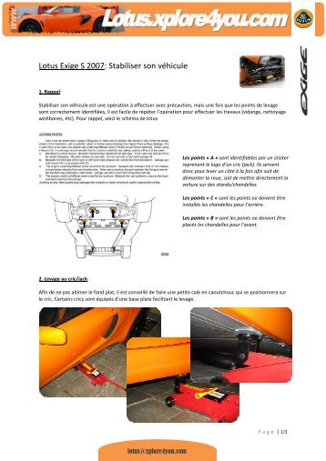 Lotus Exige S 2007: Stabiliser son véhicule - lotus elise